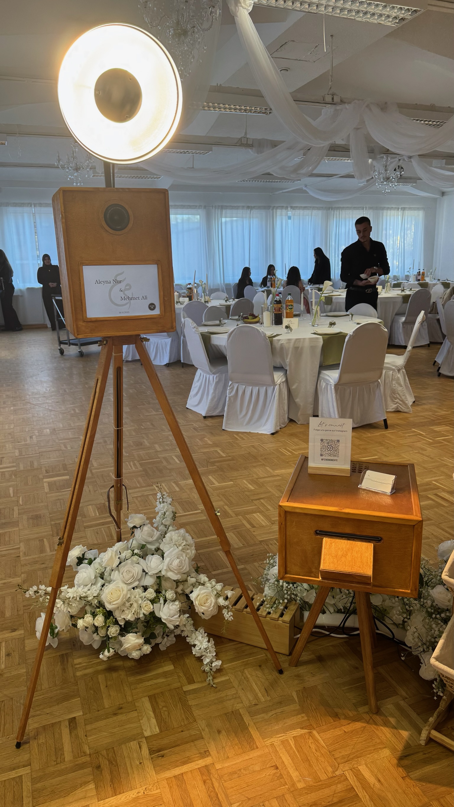 Photobooth in elegantem Ambiente